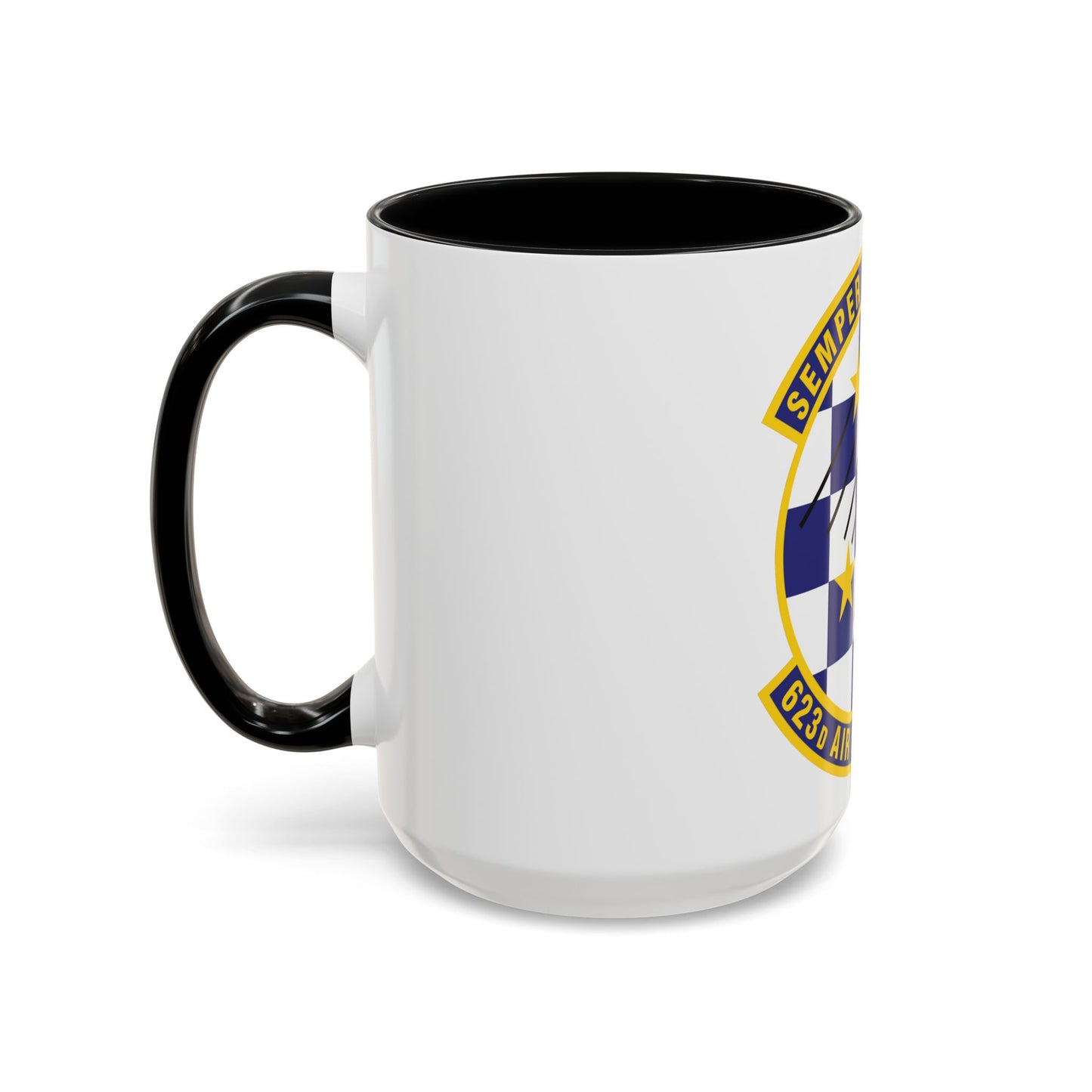 623 Air Control Squadron PACAF (U.S. Air Force) Accent Coffee Mug