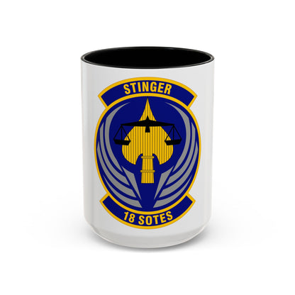 18 Special Operations Test and Evaluation Squadron AFSOC (U.S. Air Force) Accent Coffee Mug