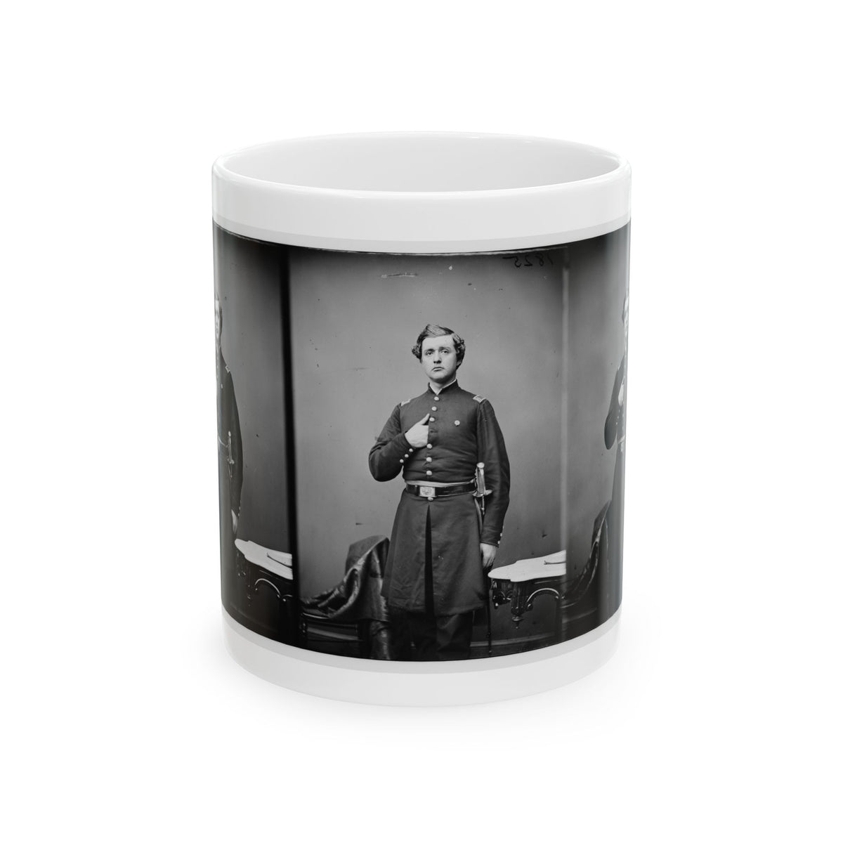 Adj. L.C. Parmalee, 2nd U.S. Sharpshooter (U.S. Civil War) White Coffee Mug