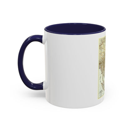 Far East (1952) (Map) Accent Coffee Mug