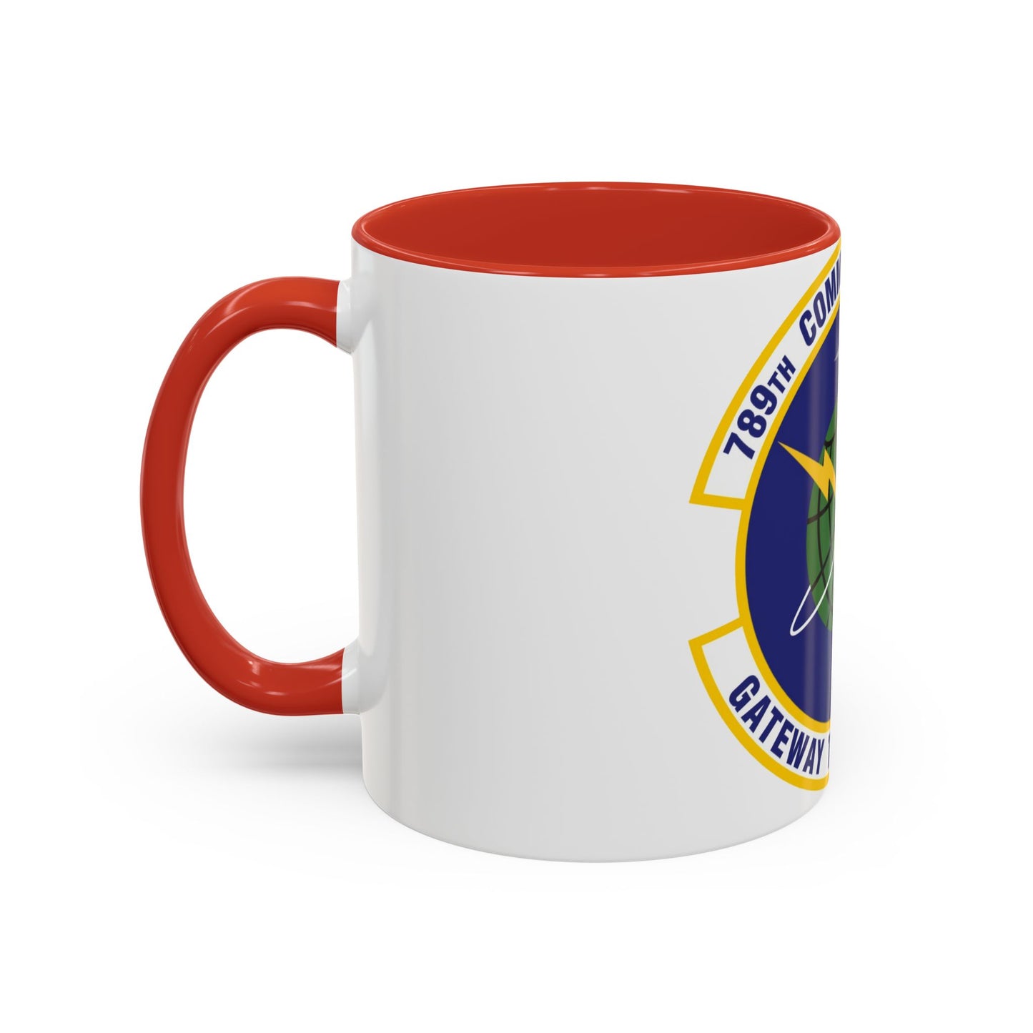 789th Communications Squadron (U.S. Air Force) Accent Coffee Mug