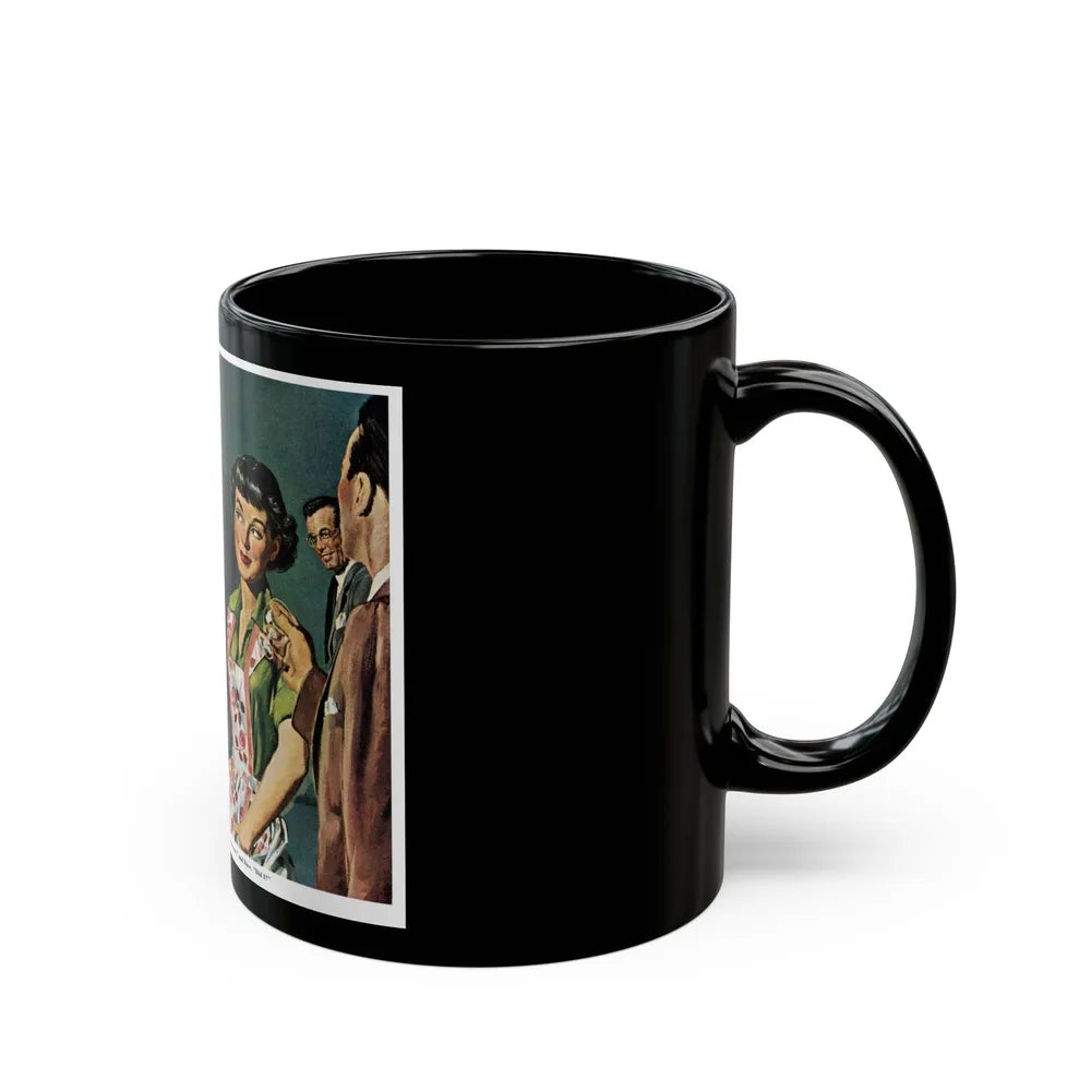 Female Conspiracy of One, 1950 - Black Coffee Mug-Go Mug Yourself