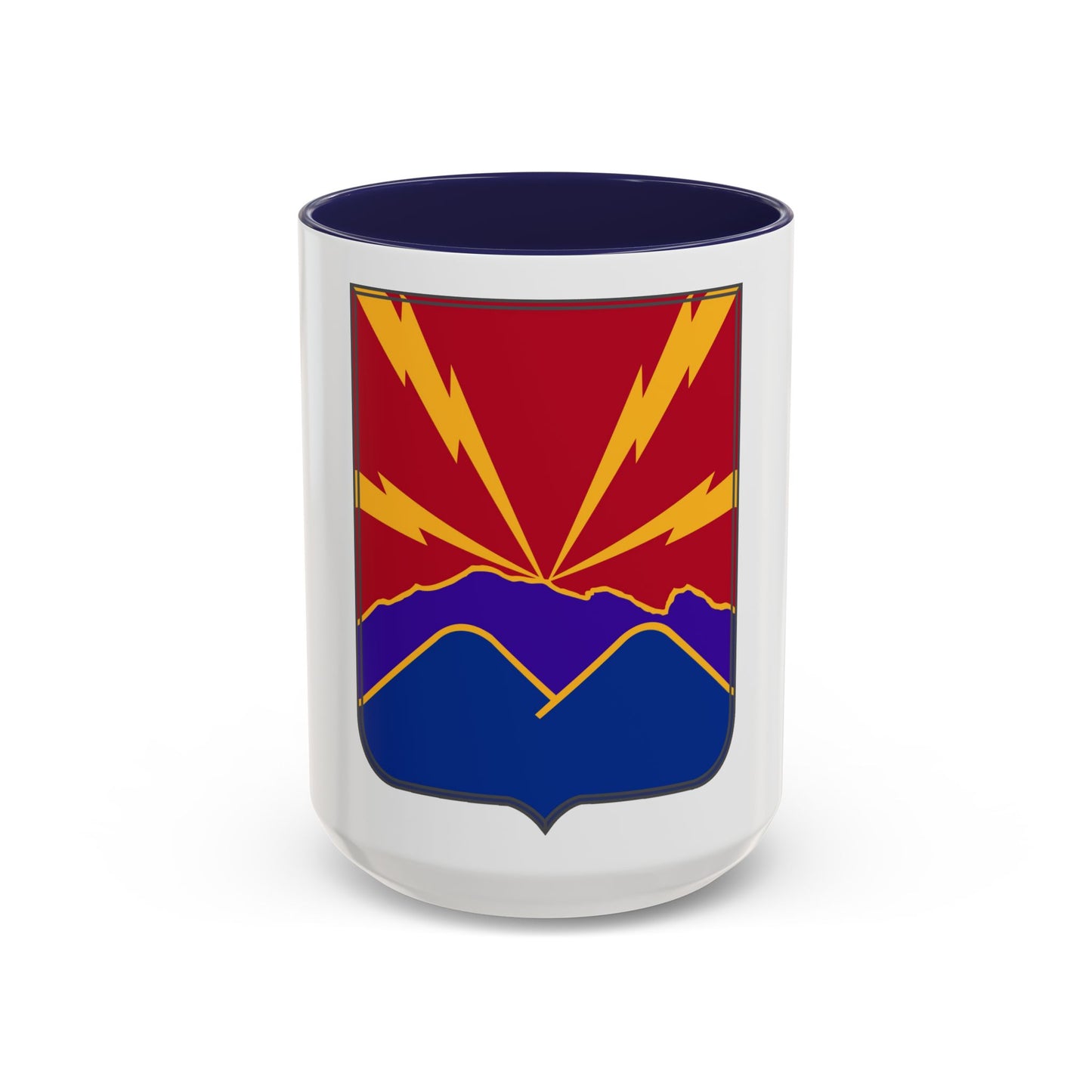 593rd Field Artillery Battalion v2 (U.S. Army) Accent Coffee Mug