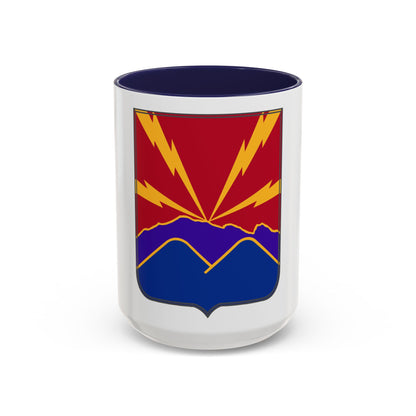 593rd Field Artillery Battalion v2 (U.S. Army) Accent Coffee Mug