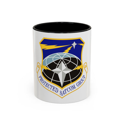 Protected SATCOM Group (U.S. Air Force) Accent Coffee Mug