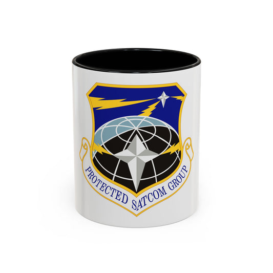 Protected SATCOM Group (U.S. Air Force) Accent Coffee Mug