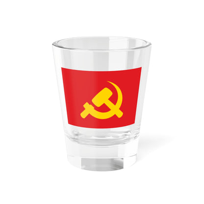 Tjen Folket Flag (Norway) Shot Glass 1.5oz
