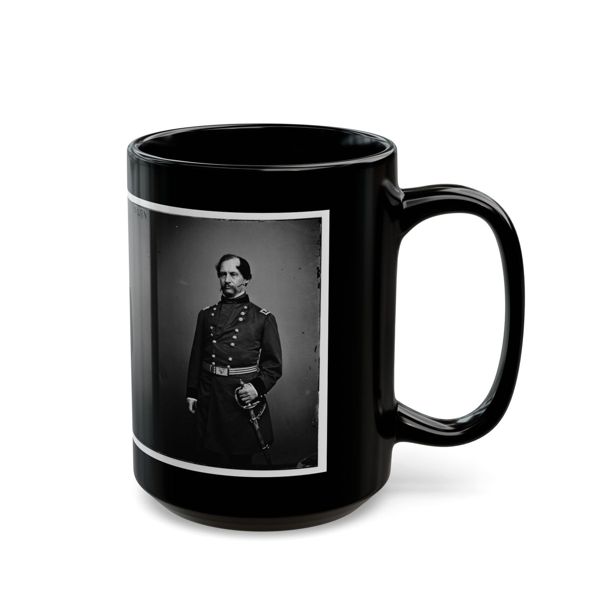 Portrait Of Maj. Gen. David Hunter, Officer Of The Federal Army (U.S. Civil War) Black Coffee Mug