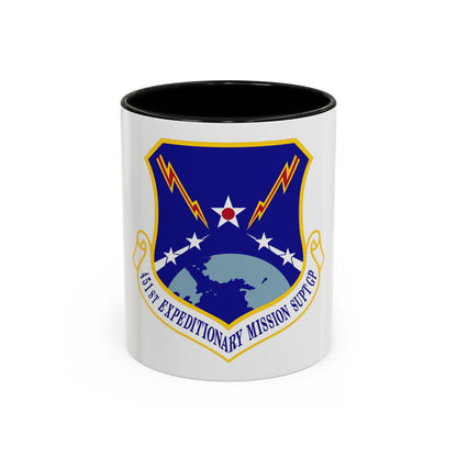 451st Expeditionary Mission Support Group (U.S. Air Force) Accent Coffee Mug