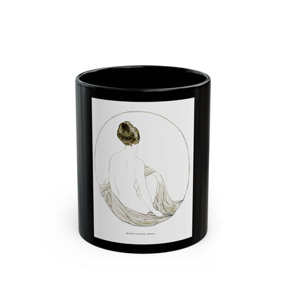 Drawing by Russell Iredell, Silver Screen, March 23, 1922 - Black Coffee Mug-11oz-Go Mug Yourself