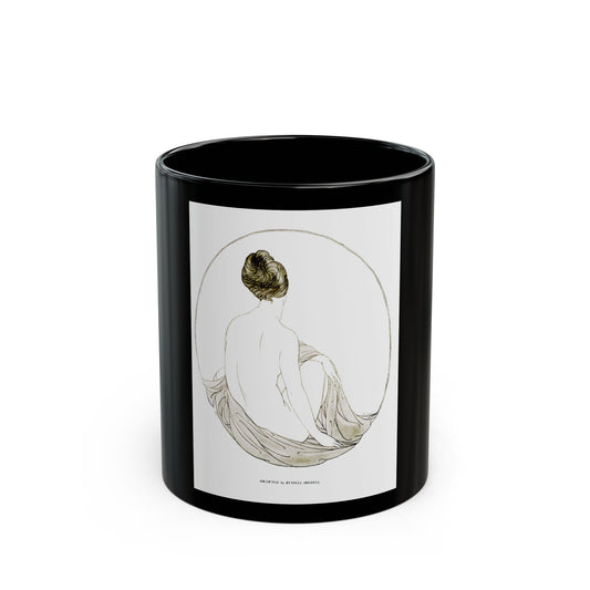 Drawing by Russell Iredell, Silver Screen, March 23, 1922 - Black Coffee Mug-11oz-Go Mug Yourself