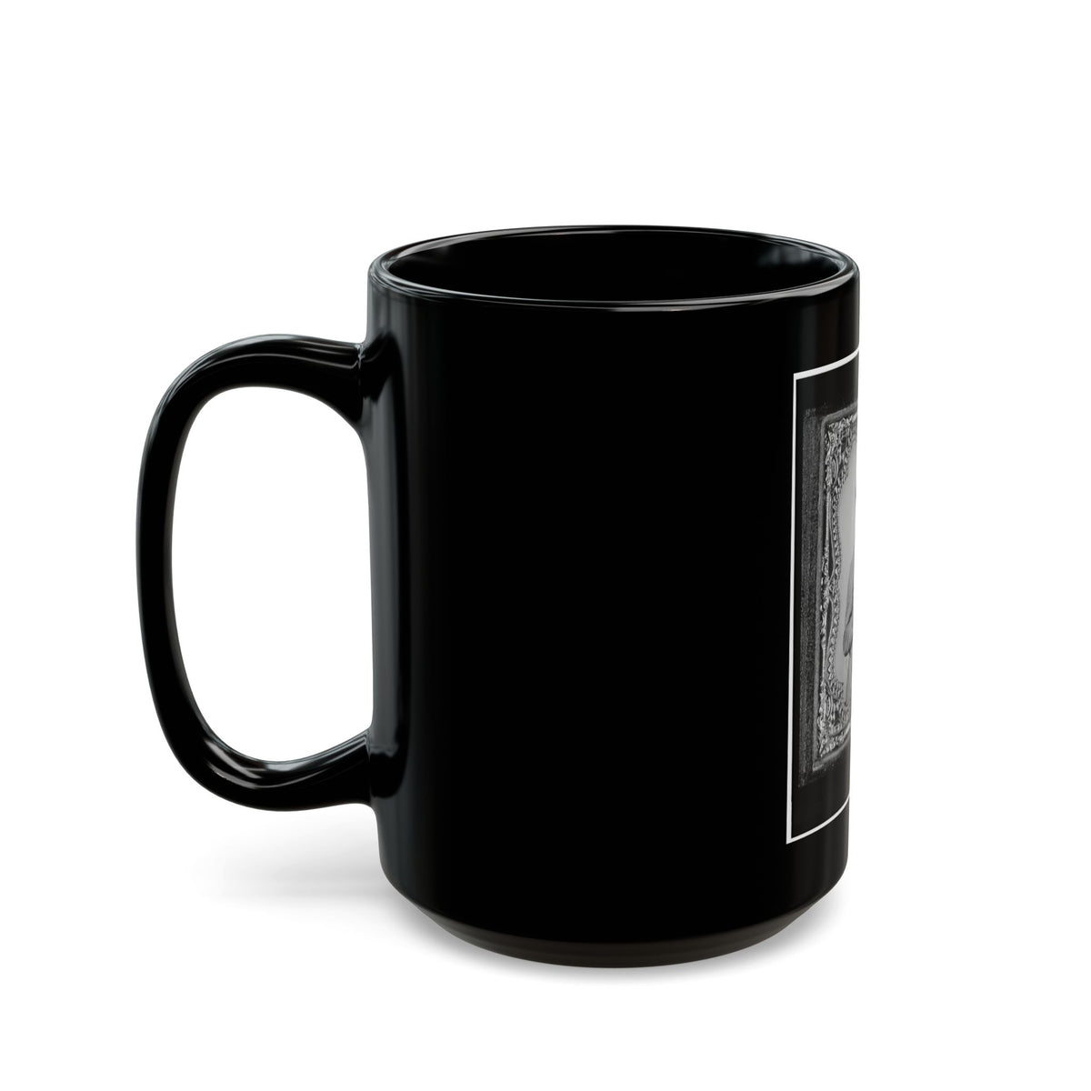 Bernard Bluecher Graves, Corp., C.S.A., Three-Quarter Length Portrait, Seated, Facing Front (U.S. Civil War) Black Coffee Mug