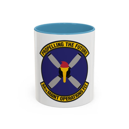 94th Maintenance Operations Flight (U.S. Air Force) Accent Coffee Mug