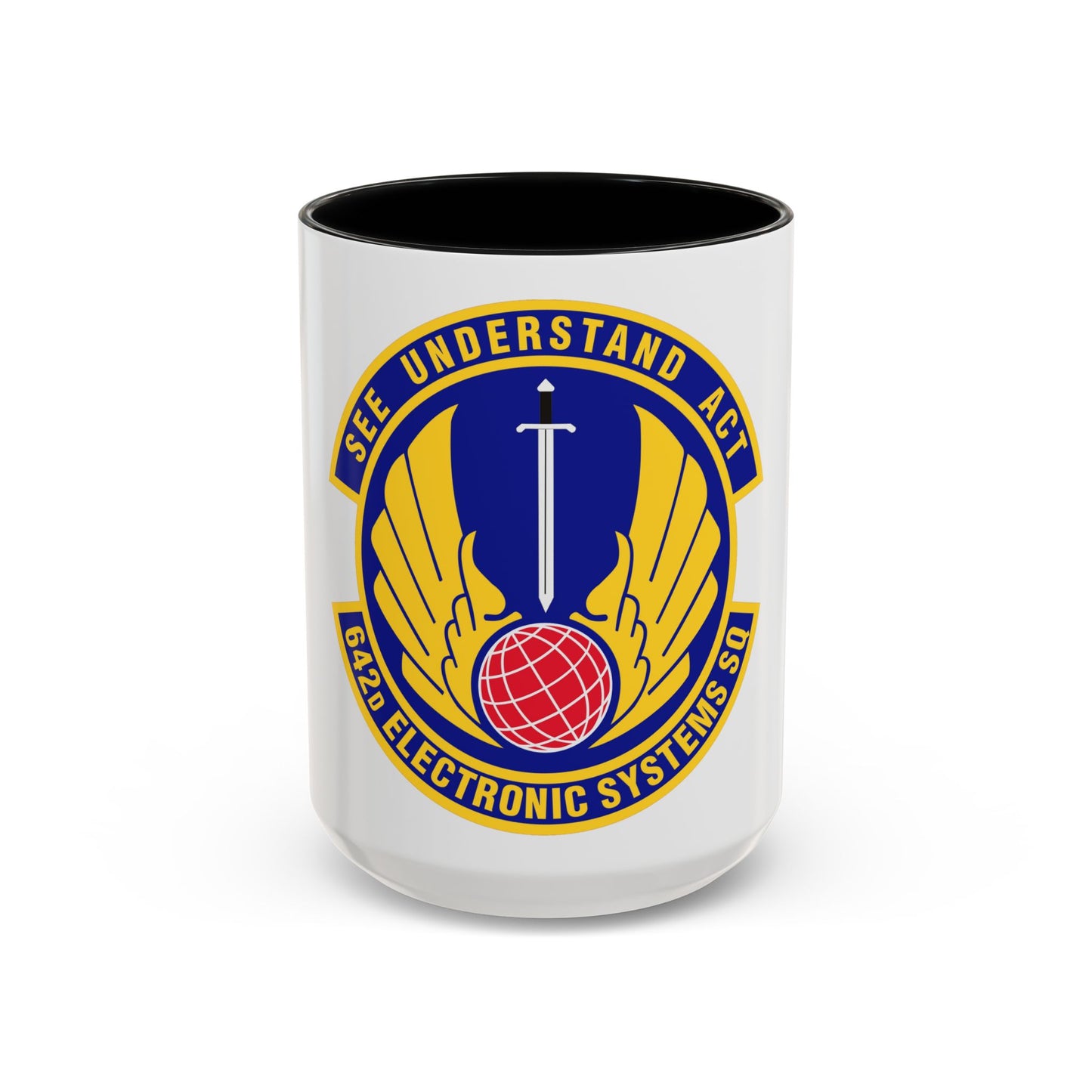 642d Electronic Systems Squadron (U.S. Air Force) Accent Coffee Mug