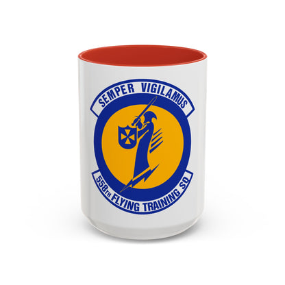558 Flying Training Squadron AETC (U.S. Air Force) Accent Coffee Mug