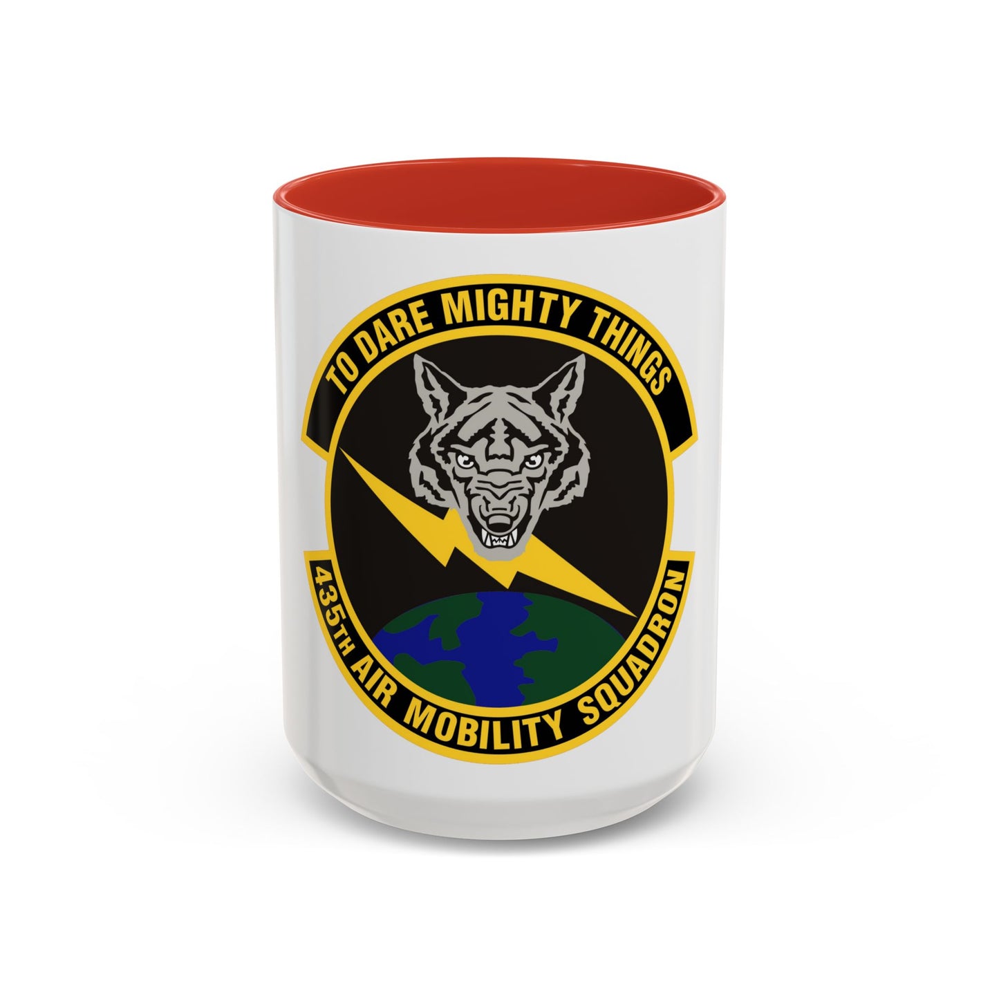 435th Air Mobility Squadron (U.S. Air Force) Accent Coffee Mug