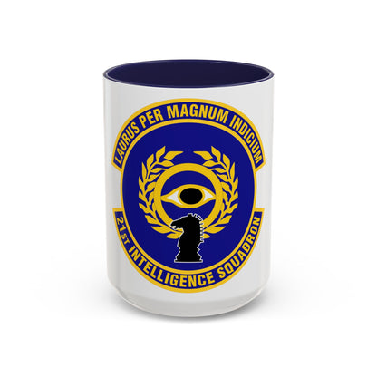 21st Intelligence Squadron (U.S. Air Force) Accent Coffee Mug