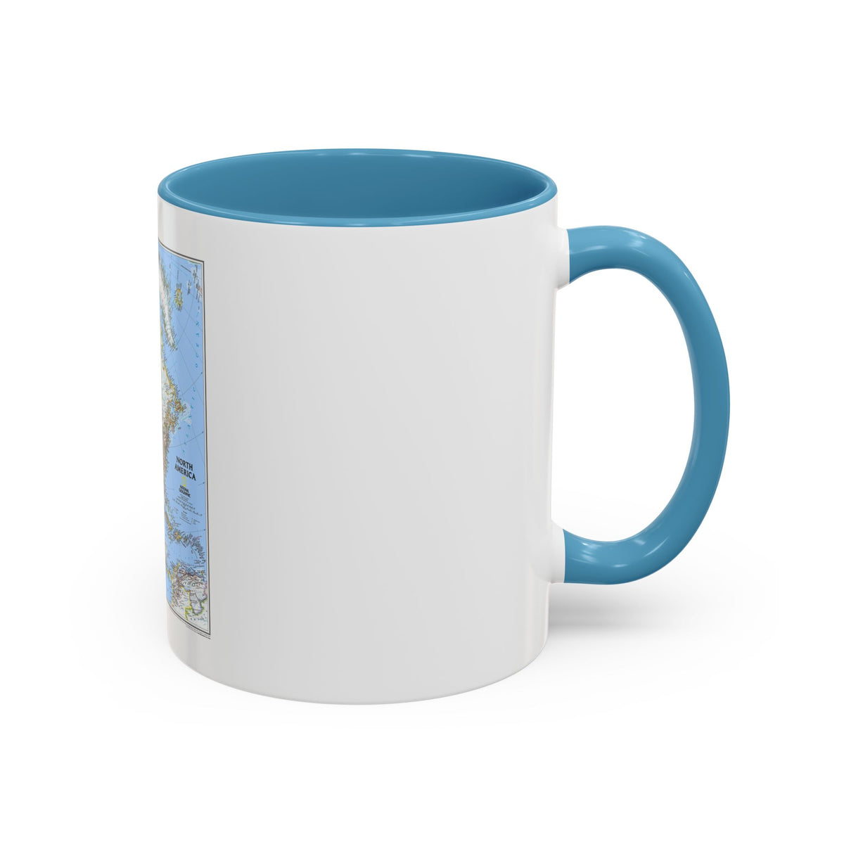 North America (2005) (Map) Accent Coffee Mug