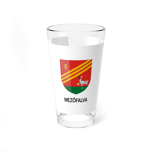 Flag of Mezofalva (Hungary) Pint Glass 16oz