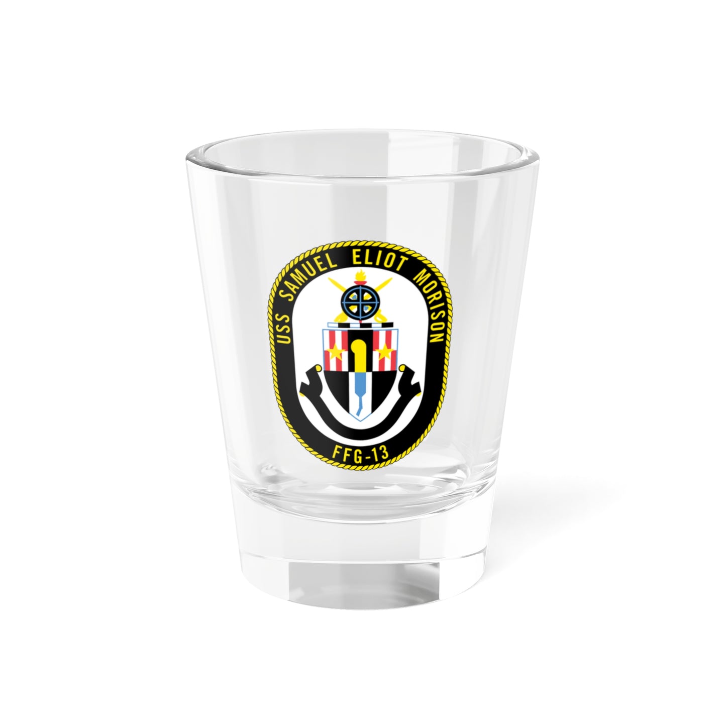 USS Samuel Elliot Morison FFG 13 (U.S. Navy) Shot Glass 1.5oz