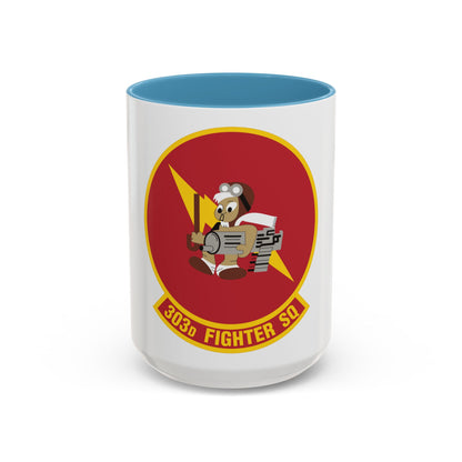 303d Fighter Squadron (U.S. Air Force) Accent Coffee Mug