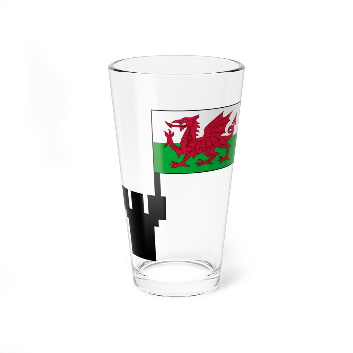 Welsh-Castle-Symbol (United Kingdom) Pint Glass 16oz