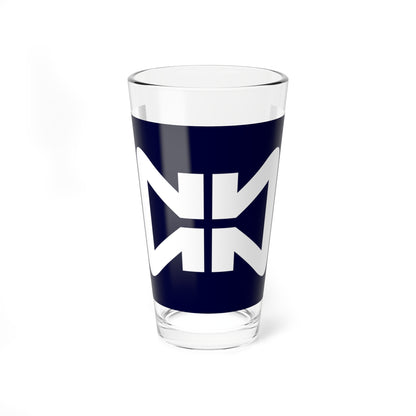 Flag of Nakajima Fukushima (Japan) Pint Glass 16oz