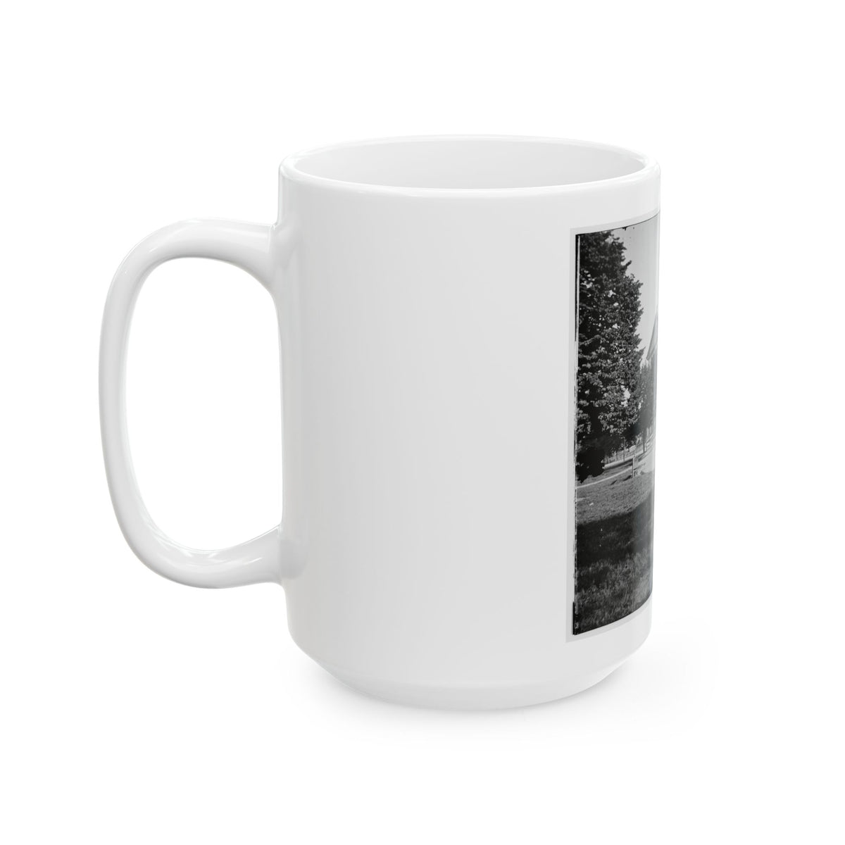 Richmond, Va. Left Side And Rear Of Capitol (U.S. Civil War) White Coffee Mug