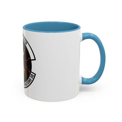 690 Cyberspace Operations Squadron AFSPC (U.S. Air Force) Accent Coffee Mug