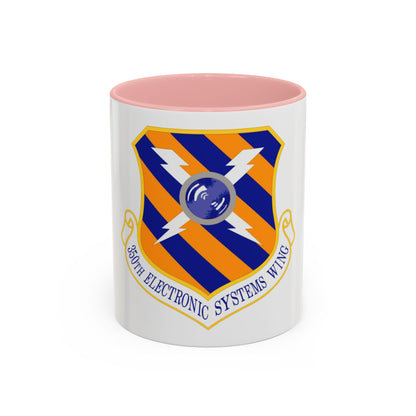 350th Electronic Systems Wing (U.S. Air Force) Accent Coffee Mug