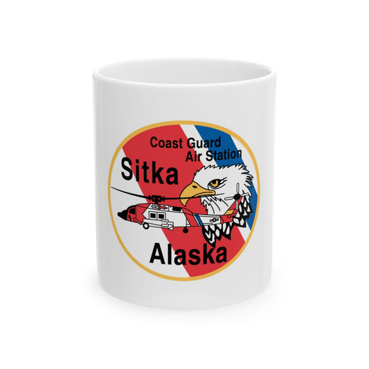 USCG Air Station Sitka (U.S. Coast Guard) White Coffee Mug