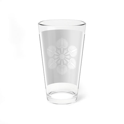 Flag of the Tokugawa Lords of Wakayama in Kii Province B (Japan) Pint Glass 16oz