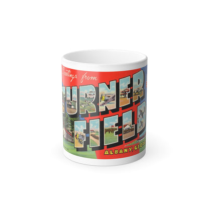 Greetings from Turner Field Albany Georgia (Greeting Postcards) Color Changing Mug 11oz