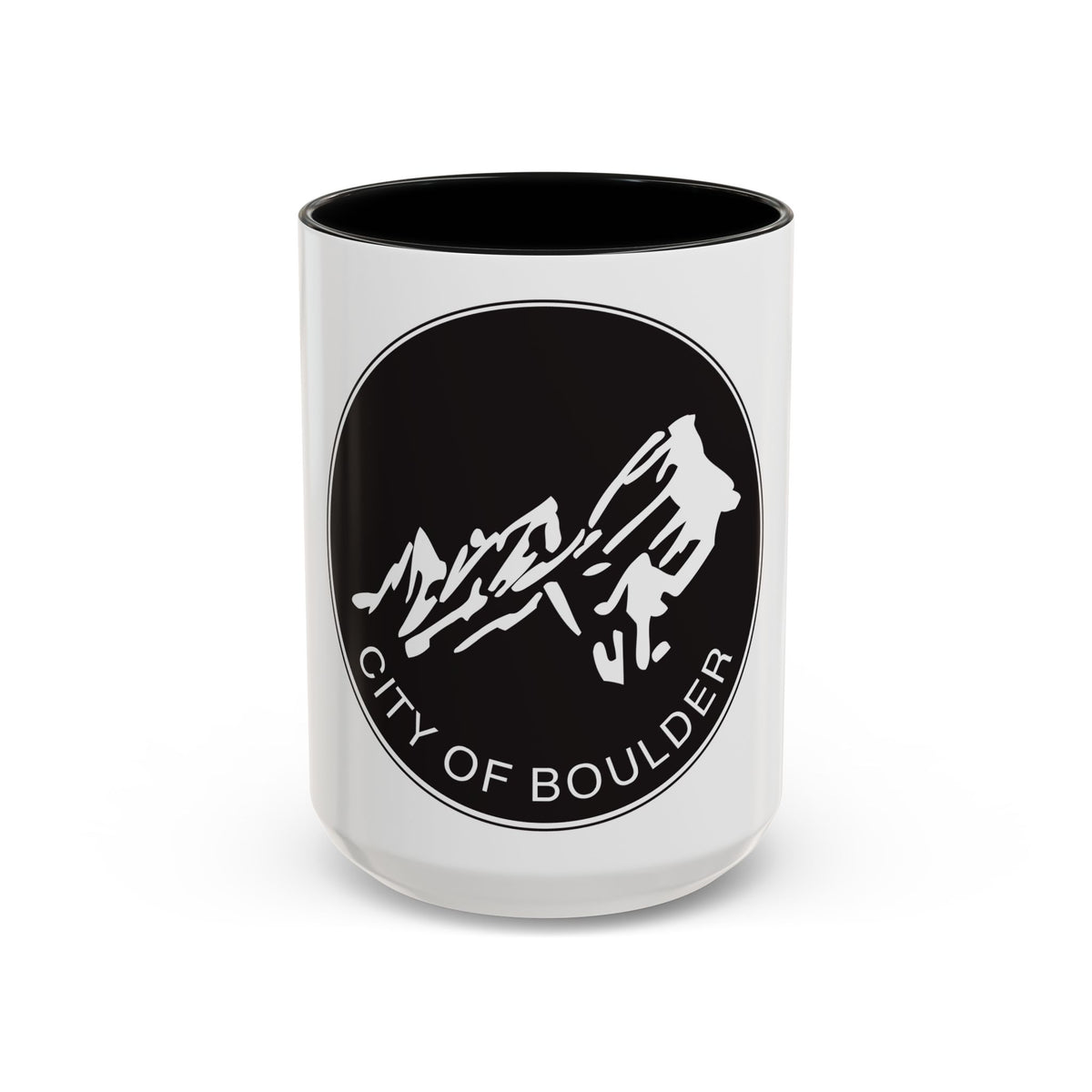 Seal of Boulder Colorado - Accent Coffee Mug