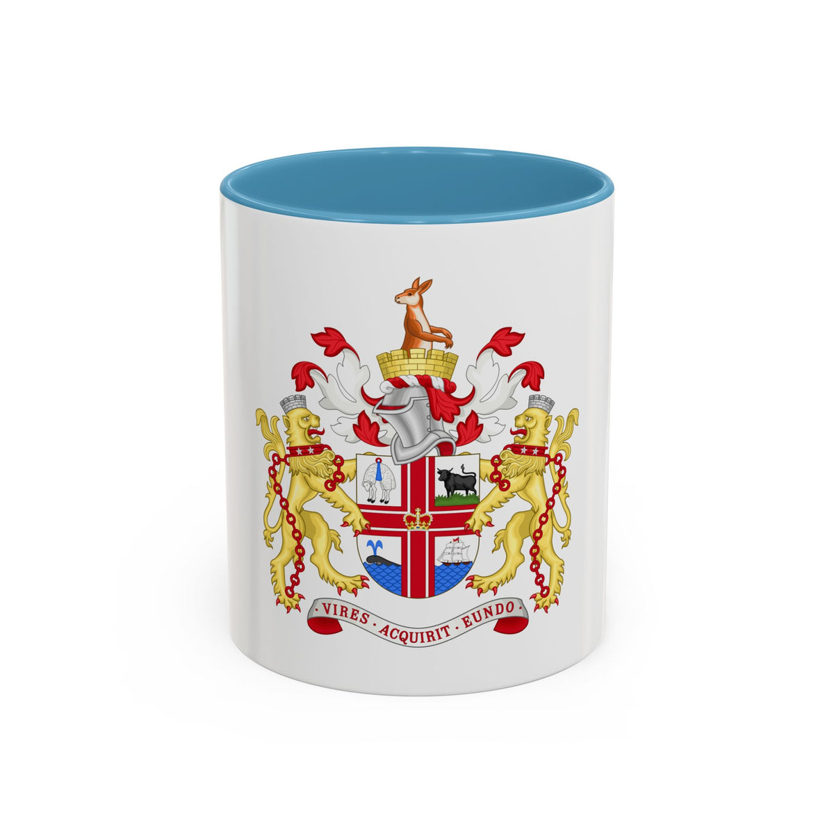 Coat of Arms Melbourne Australia - Accent Coffee Mug
