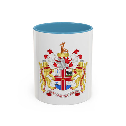 Coat of Arms Melbourne Australia - Accent Coffee Mug