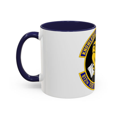 812 Test and Support Squadron AFMC (U.S. Air Force) Accent Coffee Mug