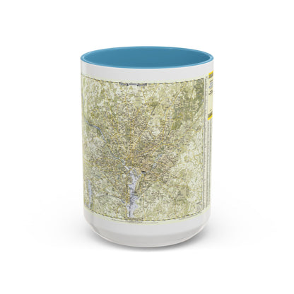 USA - Washington, Suburban (1948) (Map) Accent Coffee Mug