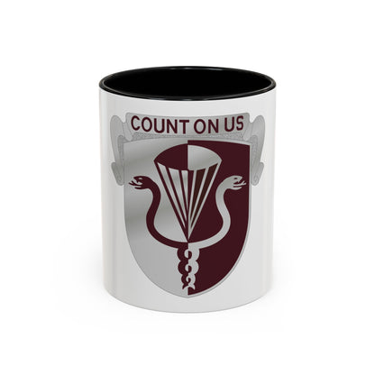 11 Medical Battalion (U.S. Army) Accent Coffee Mug