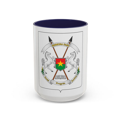 Coat of arms of Burkina Faso - Accent Coffee Mug
