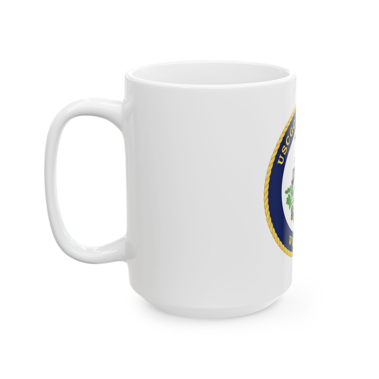 USCG Stratton WMSL 752 (U.S. Coast Guard) White Coffee Mug