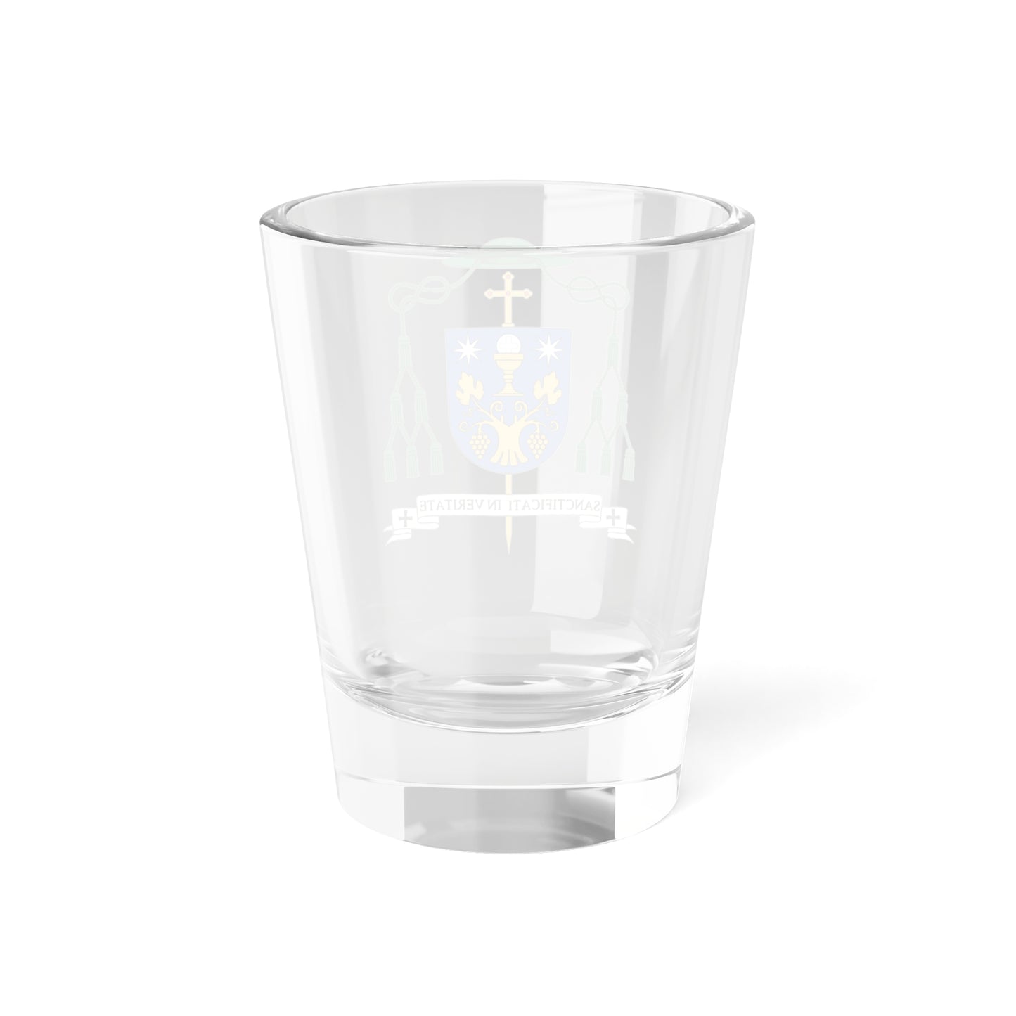 Escudo del obispo Alfonso Carrasco (Spain) (Coat of Arms) Shot Glass 1.5oz