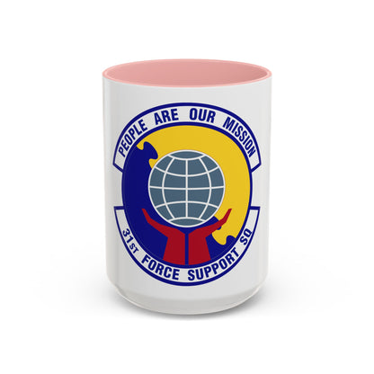 31st Force Support Squadron (U.S. Air Force) Accent Coffee Mug