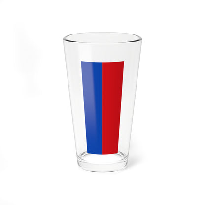 Flag blue red 2x5 (Germany) Pint Glass 16oz
