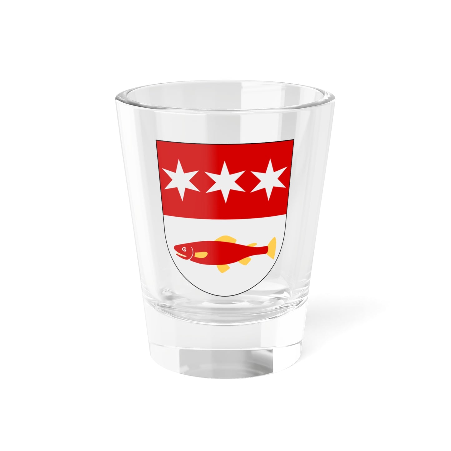 Hamrånge vapen (Sweden) (Coat of Arms) Shot Glass 1.5oz