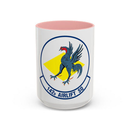 142 Airlift Squadron (U.S. Air Force) Accent Coffee Mug