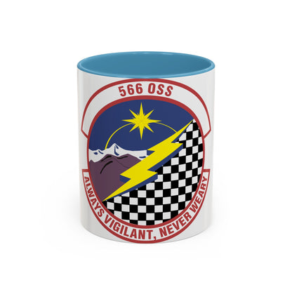 566th Operations Support Squadron (U.S. Air Force) Accent Coffee Mug