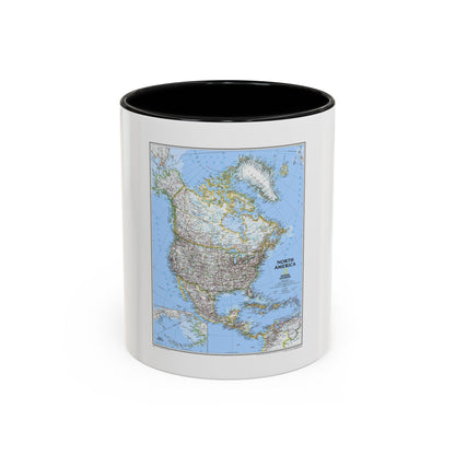North America (2005) (Map) Accent Coffee Mug