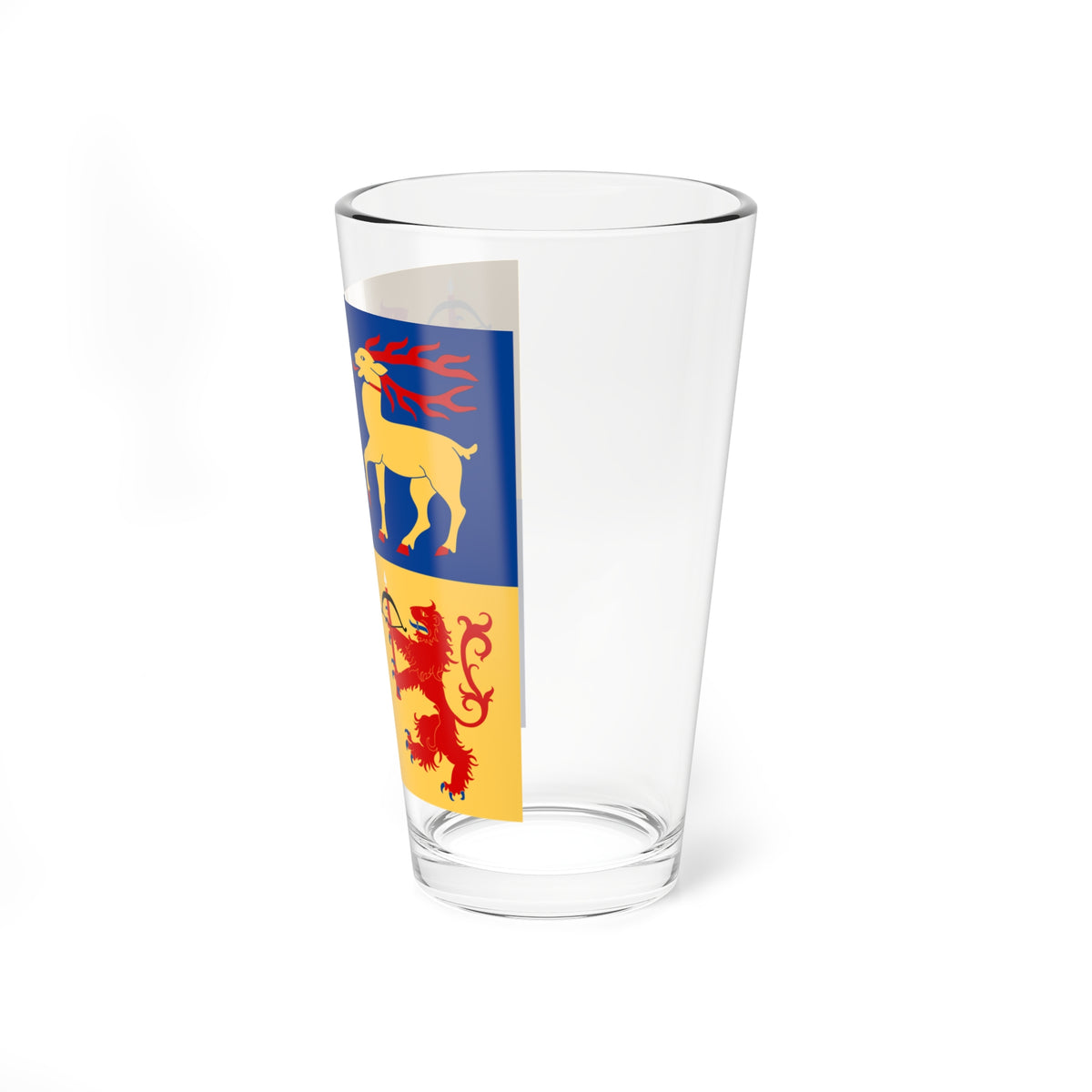 Kalmar lan vapenflagga (Sweden) Pint Glass 16oz