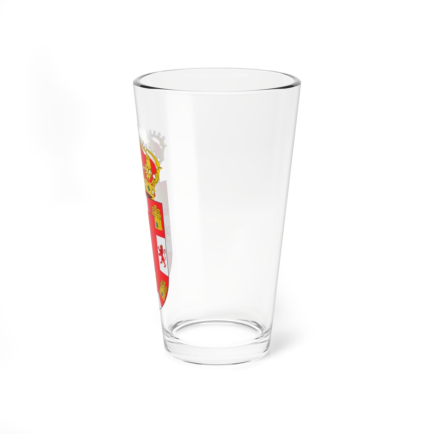 Escudo de Alcalá la Real-Jaen (Spain) (Coat of Arms) Pint Glass 16oz